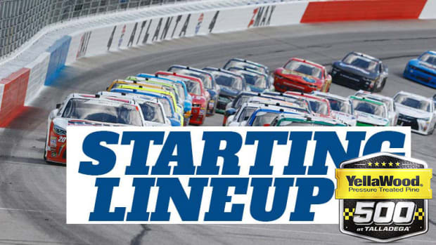 NASCAR Starting Lineup for Sunday's YellaWood 500 at Talladega Superspeedway