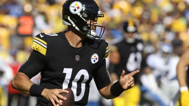 Steelers quarterback Mitchell Trubisky