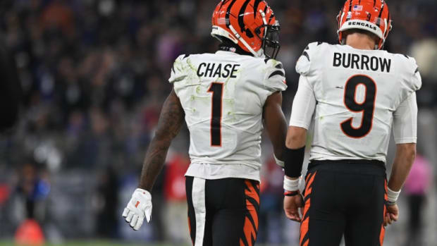 Ja'Marr Chase and Joe Burrow